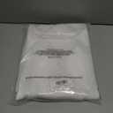 MISS SELECTEX White Silver Sheer Curtains for Bedroom - Sparkle Sheer Curtains 63 Inch Length Moroccan Damask Linen Look Rod Pocket Light Filtering Semi Sheer Window Curtains, 52 x 63 Inch, 2 Panels