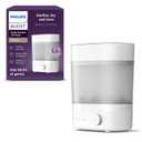 Philips Avent Baby Bottle Sterilizer and Dryer Premium, Removes 99,9% of Bacteria, Chemicals Free, Capacity 6 Bottles/Teats/Accessories, Modular Space Saving Design, Model SCF293