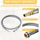 88624000 Kitchen Faucet Hose for Hansgrohe 95507000 & 95506000 Pull Down Spray Hose Replacement Part,59-inch