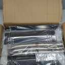 BQMAX Grill Parts for Nexgrill 5 Burner Gas Grill 720-0888 720-0888A 720-0888N, Cooking Grate, Heat Plates Shield and Burner for Nexgrill 5 Burner Replacement Parts for 720-0888 Nexgrills Part