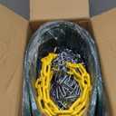 Sunnyglade 2PCS Swings Seats Heavy Duty with 66" Chain, Playground Swing Set Accessories Replacement with Snap Hooks, Support 250lb (2, Green)