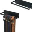 2pack Belt Hanger for Closet,Self Adhesive Belt Holder Organizer,Stainless Steel Belt Hanger Wall Mount,Tie Hanger for Closet for Belt, Scarves,Ties, Hats,Camisoles,Bras