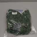 10FT Pre-lit Christmas Garland with 50 LED Lights, Battery Operated with Timer, Lush Artificial Xmas Greenery for Indoor & Outdoor Holiday Decoration, Green