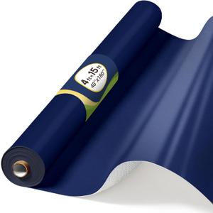 Navy Blue Bulletin Board Fabric Roll 4x15ft Non-Woven Backdrop, 25" x 40"