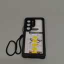 Lanhiem for Samsung Galaxy S25 Ultra Case, IP68 Waterproof Dustproof, Built-in Screen Protector, Rugged Full Body Shockproof Protective Cover for Galaxy S25 Ultra 5G 6.9 Inch, Black