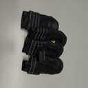 XSY&G Dog Boots,Waterproof Dog Shoes,Dog Booties with Reflective Rugged Anti-Slip Sole and Skid-Proof,Outdoor Dog Shoes for Medium to Large Dogs 4Pcs-Size6 (Size 6:2.9''x2.5'')(L*W) for 52-70 lbs, Black)