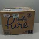 Pampers Pure Baby Diapers, Size 3 (16-28 lbs), 168, Up to 100% Leakproof, Premium Hypoallergenic Soft Diapers