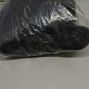 QINSEN Baggy Medium Waist Elastic Sweatpants for Womens Casual Long Fleece Cargo Pants with Pockets, Size M (Black)