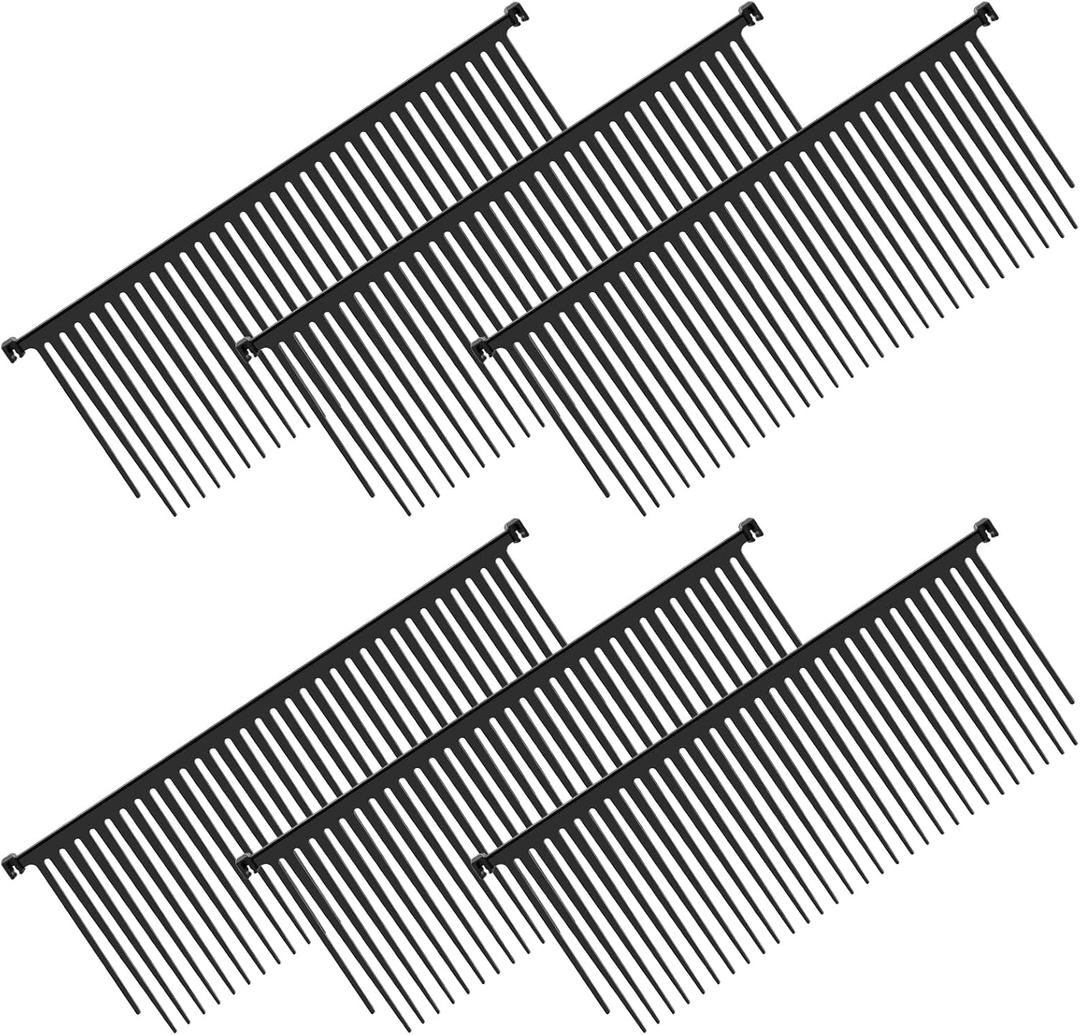 Colingmill Pleat Spacers Replacement Compatible with Aprilaire 2400 5000 Air Cleaners Whole House Furnace (Black,6 Pack)