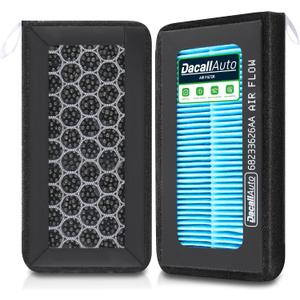 HEPA Cabin Air Filter With Activated Carbon for Jeep Wrangler (2010-2017), for Wrangler JK(2018). Replace CF11777, 68233626AA, C16177