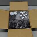 Under Couch Blocker, Under Sofa Blocker for Pets, Toy Blocker for Couch, Under Furniture Blocker with 6 Hook and Loops, Couch Accessories, 4 X 32.8FT(Black)