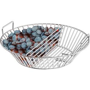 onlyfire Charcoal Ash Basket Stainless Steel Charcoal Holder with Handles, Fits Kamado Joe Big Joe Grill