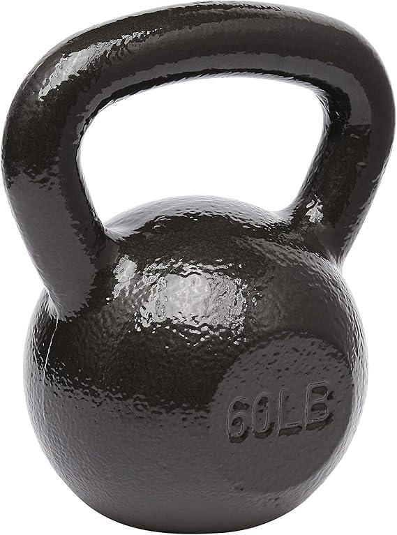 Amazon Basics Cast Iron Kettlebell 60LBS Amazon Basics Cast Iron Kettlebell 60LBS