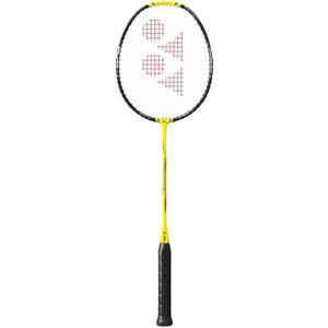 YONEX NANOFLARE 1000 Play Badminton Racquet|4U 5G|Lightning Yellow|Smash Speed|Medium Stiff|AERO Frame|Explosive Sonic Flare System|Head Light| Developed by Japan
