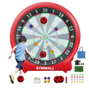 Giant Dart Board Inflatable with Pump, Outdoor and Indoor Soccer Sport Kick Dartboard for Kids and Adults, Waterproof Darts Board Yard Game with 20 Golf Balls, 4 Sticky Balls, 2 Soccers