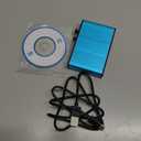 USB 2.0 External Sound Card 6 Channel 5.1 Surround Adapter Audio S/PDIF for PC -Blue