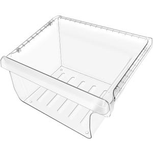 UPGRADED DA97-08692B Refrigerator Crisper Drawer Compatible with Samsung Fridge Drawer Replacement RS25J500DSG RS25J500DSR RS261MDRS RS25H5000SR Drawer for DA97-08692A Samsung Refrigerator Drawers