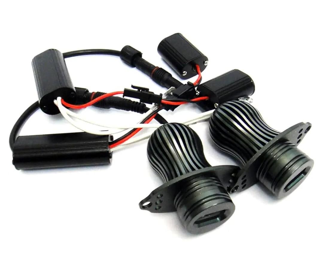 2X Amber Led Angel Eye Headlight Halo Ring Daytime Light Drl Canbus Bulb for E90 E91 3 Series