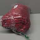 BEDELITE Fleece Throw Blanket for Couch - 300GSM Soft & Warm Fluffy Burgundy Blanket, Decorative and Giftable Striped Blankets for Women, Men, 50"x60"