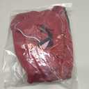 Mosucoirl Dog Raincoat Jacket Reflective Adjustable Hooded Pet Poncho Rain Coats with Leash Hole Waterproof Clothes for Small Medium Large Dogs (Red, M)