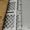 MYPET Universal Pet Gate: 26 - 42 Wide Dog Gate for Doorways with Pressure Fit or Swinging Door Hardware Mounting Types Included: 26" Tall; Gray