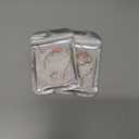 2 x Christmas Tree Decorations, Acrylic Animal Christmas Ornaments, Home Decoration, Party Decoration, Small Animals on The Moon (White Wolf)