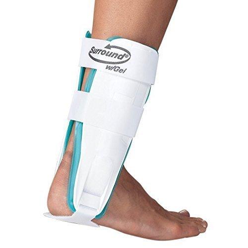 ProCare 79-97867 Surround Gel Ankle Brace, Large, 10" Height (White)