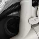 Fuel Transfer Pump (3.2GPM) with Hand Nozzle for Quick Stop Flow Control, 51" Hose Automatic Gas Pump with 4 Gas Can Fittings, USB and Battery Powered Portable Siphon Pump for Oil, Gasoline, Diesel