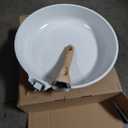 SENSARTE Ceramic Nonstick Frying Pan Skillet with Lid, 12 Inch Large Deep Frying Pan, 5 Qt Saute Pan, Induction Pan, Healthy Non Toxic Cooking Pan with Helper Handle, PFOA PFAS PTFE Free