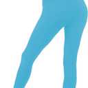 Baihetu High Waist Leggings with Inner Pocket Super Soft Yoga Pants for Women (Pink)