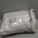 NICETOWN 100% Blackout Window Curtain Panels, Cold and Full Light Blocking Drapes with Black Liner for Nursery, 84 inches Drop Thermal Insulated Draperies (White, 2 Pieces, 52 Wide Each Panel)