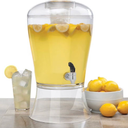 Creatively Designed Proucts 3 Gallon Clear Acrylic Beverage Dispenser with Ice Core