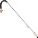 Flame King YSNPQ810CGA Propane Torch Weed Burner with Integrated Lighter, Silver