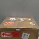 100% Handcrafted Stone Rectangular Tan Stripe Sink, Features Hand Carved Exterior Craftsmanship - Rustic Farmhouse Style, Marble Sink for Bathroom Vanity or Countertop