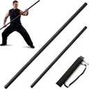 Collapsible Bo Staff 4ft & 6ft – Foam-Padded Martial Arts Practice Staff for Safe Training, Adjustable Portable Self-Defense Equipment with Carry Bag