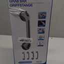 TAILI Shower Grab Bar 2 Pack 16 Inch Suction Grab Bars for Bathtubs & Showers, Heavy Duty Shower Handle Removable Shower Handrails for Elderly and Seniors, No Drilling Waterproof, Silver