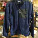 Amazon Essentials Men's Full-Zip Fleece Jacket, Black Navy Color Block, XL, Pack of 3