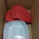 Rubbermaid 7J71 Easy Find Lid Square 9-Cup Food Storage Container and Lid (Pack of 4)