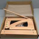 StrongTek Ergonomic Under Desk Footrest, 3 Adjustable Heights Wooden Office Footrest, Large Anti-Slip Surface, Improves Posture and Blood Circulation, up to 400lbs (Natural) (16.465*11.22*7.20 Inch)