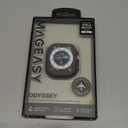 MAGEASY Aircraft-Grade Aluminum Rugged Case for Apple Watch Ultra 3, Ultra 2, Apple Watch Ultra 49mm | 2 in 1 Metal Hard Shell with Shockproof Inner Bumper for Max Protection, Odyssey - Midnight Black