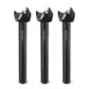 3 x 1/2" Forstner Drill Bits, 3Pcs Forstner Bit Set for Wood, 1/2" Drilling Bit Woodworking Hinge Cutter Tool Kits for Wood Plywood Plastic