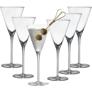 Handmade Martini Cocktail Glass, 4-Ounce, Set of 6