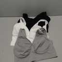 Womens Sports Bras, Yoga Comfort Seamless Stretchy Sports Bra for Women 3 Pack, XL