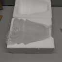 3 Pack White Alabaster Ceiling Fan Light Covers, Bell Glass Shade Replacement Globe for Bathroom Vanity Fixture, Chandelier, Wall Sconce with 2 1/4 inch Fitter Opening, G0107