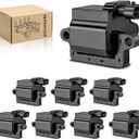 Ignition Coil Packs Set of 8 Compatible with Chevy Silverado Suburba Tahoe, Cadillac, GMC Sierra Yukon 4.8L 5.3L 6.0L - Replaces UF271
