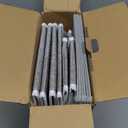 StorageWorks Closet Storage Bins, Trapezoid Organizer Box for Shelves, Fabric Clothes Bin, Foldable Organizing Baskets with Handles, Large, Gray, 3-Pack