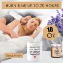 Christmas Thank You Gifts for Best Friends Her Him, 10OZ Birthday White Elephant Thanksgiving Gifts for Therapist Wife Husband Boyfriend Girlfriend Coworkers Friendship Lavender Scented Candles