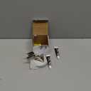 Shower Head Holder All Metal Handheld Shower Wand Bracket Adhesive Shower Wall Mount Holder Brass Shower Spray Holder Brushed Nickel, Drill Free Glue Installation