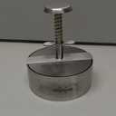 Brigii 304 Stainless Steel Burger Press - 4.5" Hamburger Patty Maker, Heavy Duty Stainless Steel Burger Press for Ground Beef, Burgers (Dishwasher Safe)