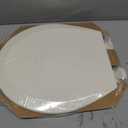 Bemis 500EC Durable Wood Toilet Seat with Easy Clean Hinges, Made in USA, Round, Biscuit